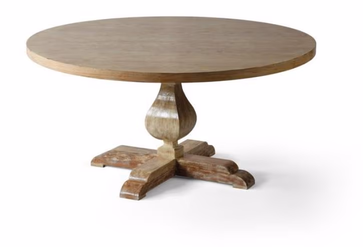 Rundt bord av eik. Kilde: istockphoto.com