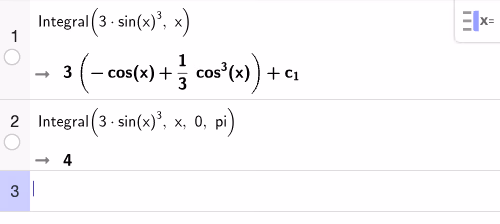 CAS-utregning av integral og bestemt integral